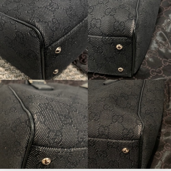 Authentic ♥️♥️Gucci♥️♥️GG Denim Tote - Picture 3 of 8